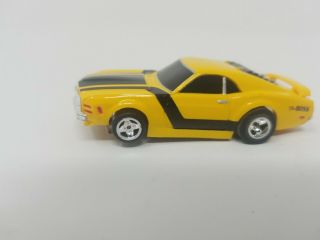 Life - Like Ho Scale Slot Car 1970 Boss Mustang “the Boss” Yellow