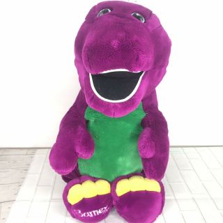 1992 Vintage 20 " Barney The Dinosaur Purple Plush Lyons Group Stuffed Toy