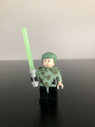 Lego Star Wars Custom Minifigure Christo7108 Luke Skywalker Endor Robe Saber Htf