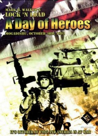 Lock N Load Wargame Day Of Heroes,  A - Mogadishu,  1993 (1st Edition) Box Nm