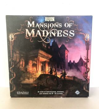 Mansions Of Madness Board Game 1st Edition 2010 Fantasy Flight Games - Complete