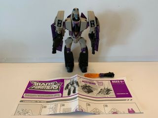 Transformers Animated Blitzwing Voyager Class Missing One Rocket