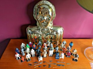 Vintage Star Wars.  Every First 21 W/ Shiny C - 3po Case - - 34 Total - Lettered Hilt
