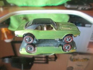 Hotwheels Redline Custom Camaro Lime Green Colored