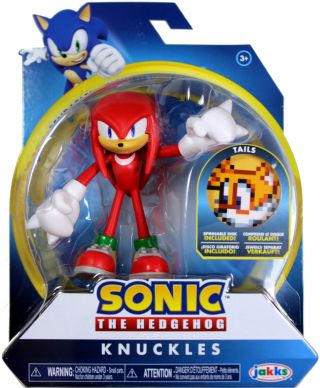 Sonic The Hedgehog Knuckles (wave 1) Action Figure W/bendable Arms & Legs