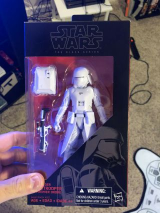 Hasbro The Black Series First Order Snowtrooper Officer Action Figure