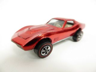 1968 Hot Wheels Redline Custom Corvette - Red