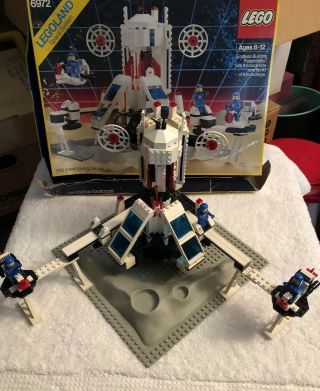 Lego 6972 Polaris - 1 Space Lab Pre - Owned With Instructions And Box