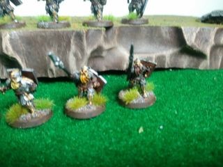 Lotr Forgeworld Iron Hills Dwarves with spears 8 painted figures 3