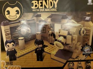 & Bendy And The Ink Machine Ink Machine Room Buildable Scene Set