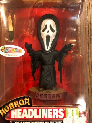 Scream Horror Headliners XL Spencer Gifts Exclusive Figurine Collectible NIB 2