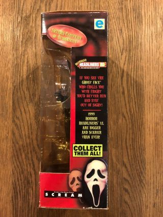 Scream Horror Headliners XL Spencer Gifts Exclusive Figurine Collectible NIB 4