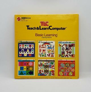 Mattel Tlc Teach & Learn Computer Game Basic Learning