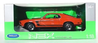 Welly 1969 Ford Mustang Boss 302 1:18 Scale Welly Nex Models