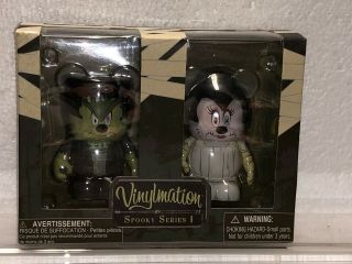 Disney 3 " Vinylmation - Spooky Series - Halloween Mickey & Minnie