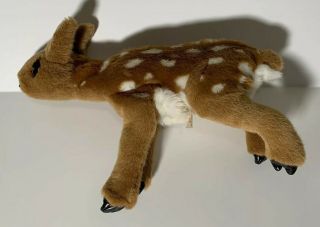 Folkmanis Fawn Hand Puppet,  Plush Stuffed Baby Deer Puppet