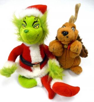 Grinch Max The Dog How The Grinch Stole Christmas Stuffed Plush Animals Dr Seuss