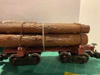 Bachmann 98490 Big Haulers G Scale Skeleton Car With Logs No Box 3