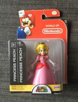 Princess Peach World Of Nintendo 2.  5 " Figure Series 1 Mario 2015