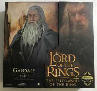 Sideshow Lord Of The Rings 12 " 1:6 Scale Figure Gandalf The Grey Misb Fellowship