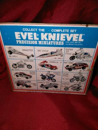 Evel Knievel IDEAL Precision Miniatures Diecast Formula 5000 car w/free pin 2