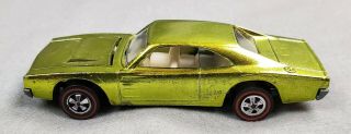 1968 Hot Wheels Redlines Custom Dodge Charger - Green
