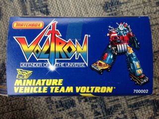 MATCHBOX 1985 Voltron Miniature Vehicle Team Voltron 700002 4