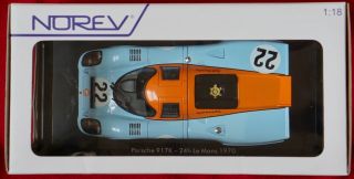 Norev 1:18 Gulf Porsche 917K 24h Le Mans 1970 22 - 1 of 1000 3