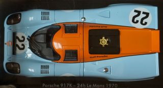 Norev 1:18 Gulf Porsche 917K 24h Le Mans 1970 22 - 1 of 1000 4