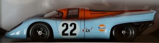 Norev 1:18 Gulf Porsche 917K 24h Le Mans 1970 22 - 1 of 1000 6