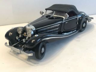 1936 Mercedes Benz 500k Black Cmc Gbh 1:24 Scale
