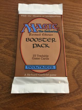 Magic: The Gathering Mtg Factory Revised Booster Pack Unsearched