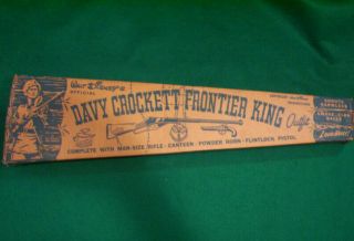 Walt Disney Cardboard Box For Official Davy Crockett Frontier King Outfit Set