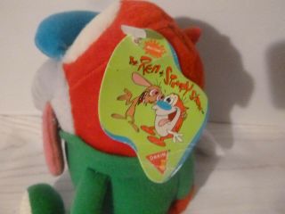 REN AND STIMPY IN PAJAMAS PLUSH TOY SOFT DOLL FIGURE BY DAKIN 7 