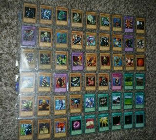 Yugioh Legend Of Blue Eyes White Dragon Lob Unlimited Complete 126 Card Set