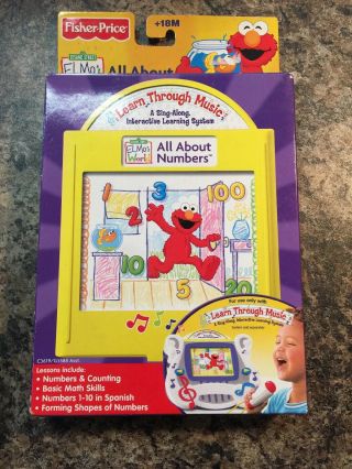 Fisher Price Learn Through Music Elmo All About Numbers Cartridge