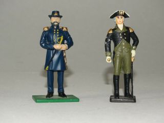 General Grant And Revolution Officer Metal 54mm Soldiers
