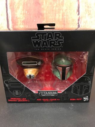 Star Wars Titanium Series Helmets: Boushh And Boba Fett 07 Princess Leia