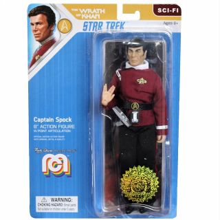Mego 8 Inch Action Figure Star Trek - The Wrath Of Khan - Captain Spock