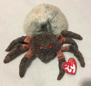 Ty Beanie Baby 2000 " Hairy " The Spider (with Tags)