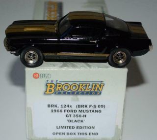 Brooklin Models 1:43 - 1966 Ford Mustang Gt 350 H / Hertz - Black Brk124x