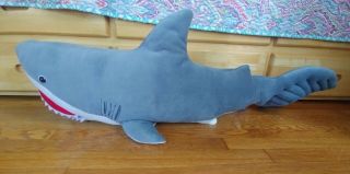 Melissa & Doug Giant Plush Great White Shark Stuffed Animal Toy 41 " Long