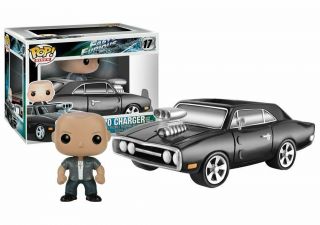 Funko Pop Rides: Fast & Furious - 1970 Charger With Dom Vinyl Figure