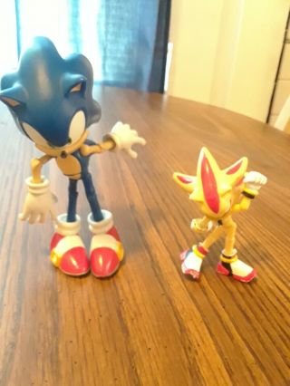 Sega Jazwares 5” Sonic The Hedgehog Blue Jointed Action Figure,  Other 3 " Figure