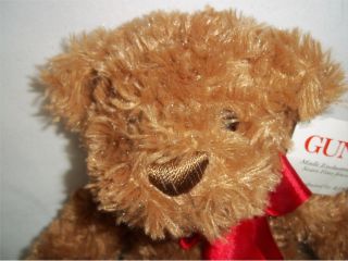 GUND Teddy Bear Stuffed Animal Red Bow Exclusively by Sears Jewelry Plush 2