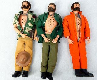 Vintage Group Of 7 GI Joe Adventure Figures w/ 3 Talking Commanders Hasbro 1970s 10