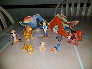 1993 Mattel Once Upon A Time Disney Lion King Rock Playset With Figures