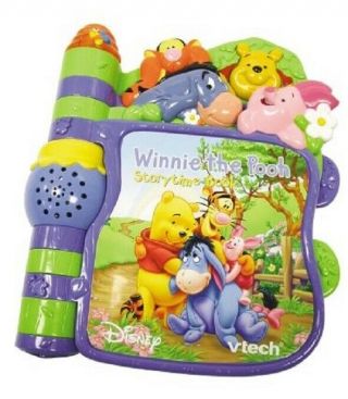 VTech Winnie the Pooh Slide n Learn Storybook Interactive Talking Singing Book 2