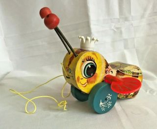Fisher Price Queen Buzzy Bee Pull Toy