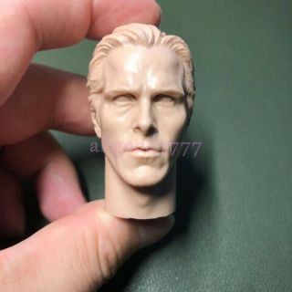 1/6 Scale Head Sculpt Christian Bale Batman Ht Version Unpainted